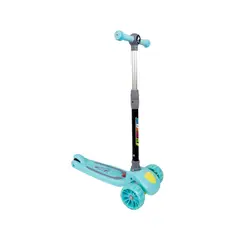 UDEAS - Scooter con tres ruedas plegable celeste