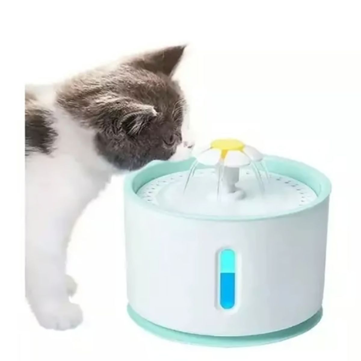 GENERICO - Bebedor Gatos Perros 4 Filtros Para Bebedero