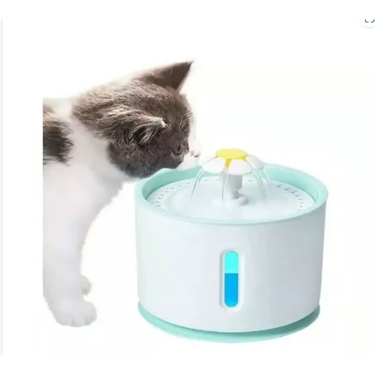 GENERICO - Bebedor Gatos Perros 4 Filtros Para Bebedero