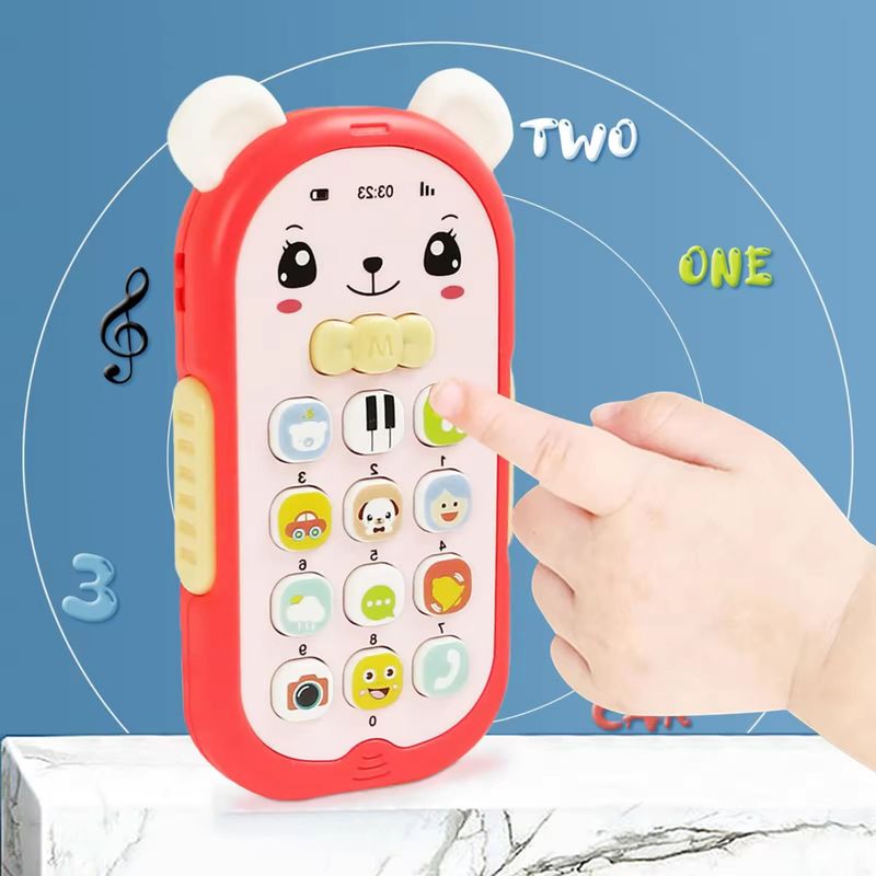 GENERICO - Teléfono Celular Musical Con Luces Juguete