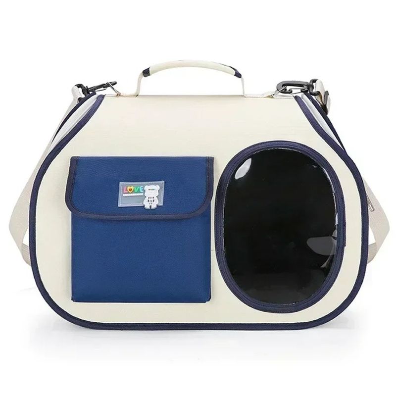 GENERICO - Mochila Transportador Bolso de Mascotas Azul