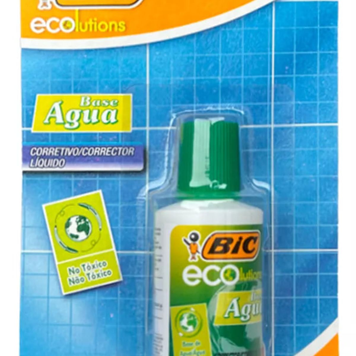 GENERICO - Corrector Líquido Blanco BIC A Base De Agua Eco 18 ml