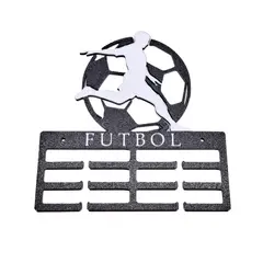 GENERICO - Medallero Porta Medallas de Futbol - Negro