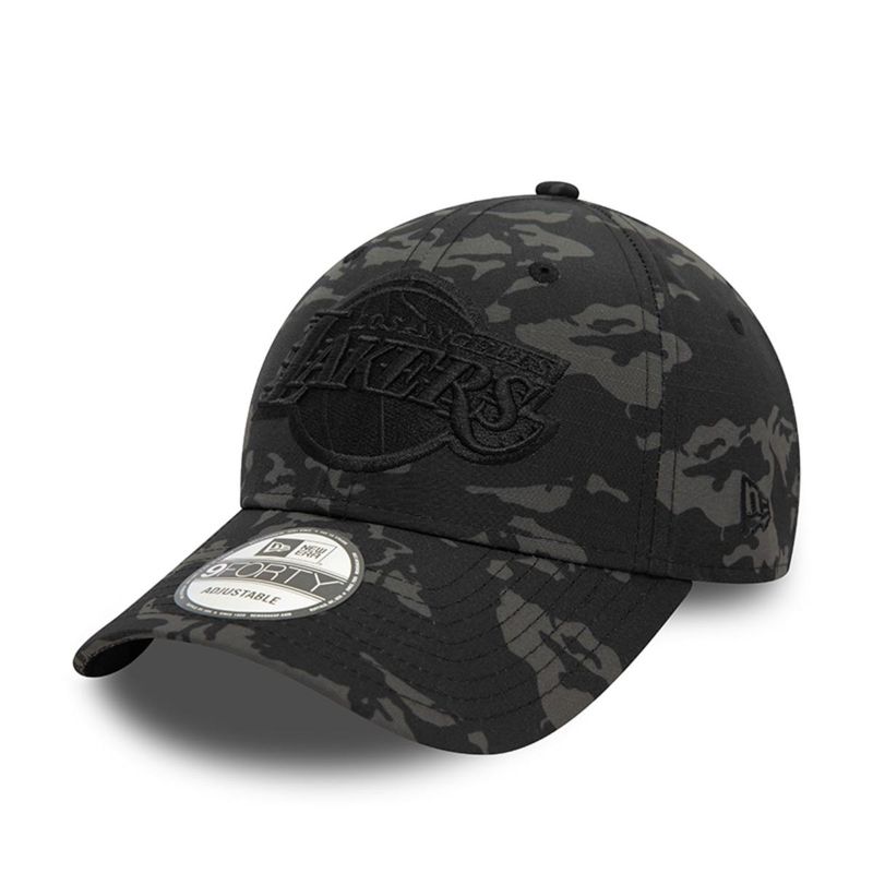 NEW ERA - Gorra 9Forty Los Angeles Lakers NBA Camo Aop Black