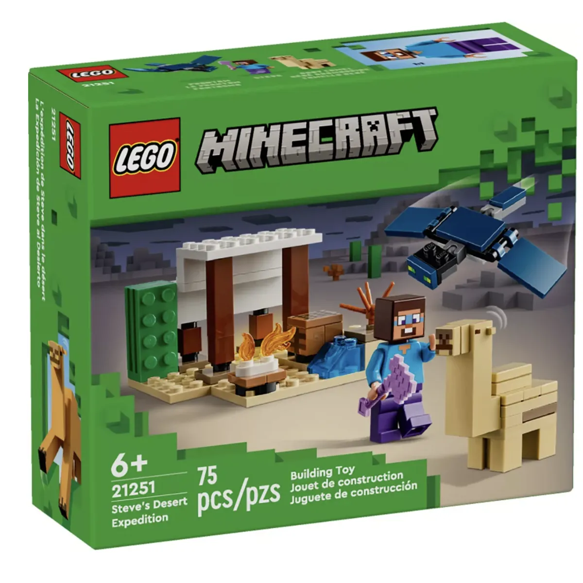 LEGO - Lego Minecraft La Expedición De Steve Al Desierto 21251