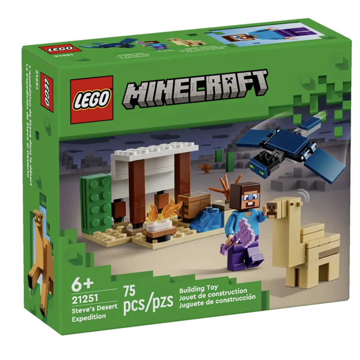 LEGO - Lego Minecraft La Expedición De Steve Al Desierto 21251