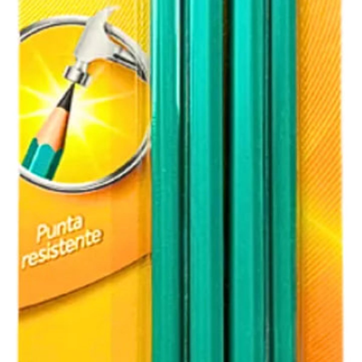 GENERICO - Lápiz BIC Evolution HB 2 Con Goma 6 Unidades Trazo Negro