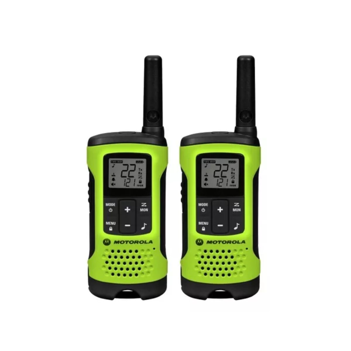 MOTOROLA - Radios Comunicadores Motorola T600 35 Millas Verde Neón