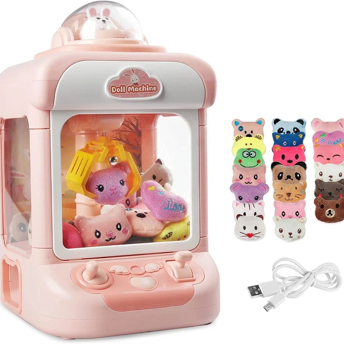 GENERICO - maquina atrapa peluches y juguetes pequeños portatil