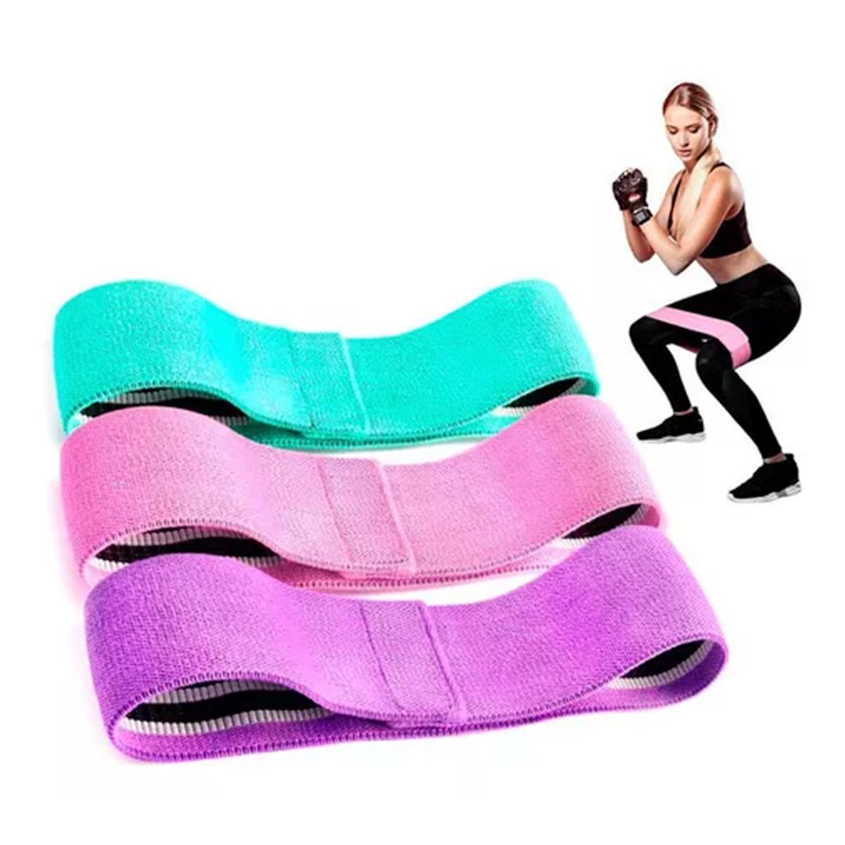 GENERICO - Banda resistencia Hip Resistance bands