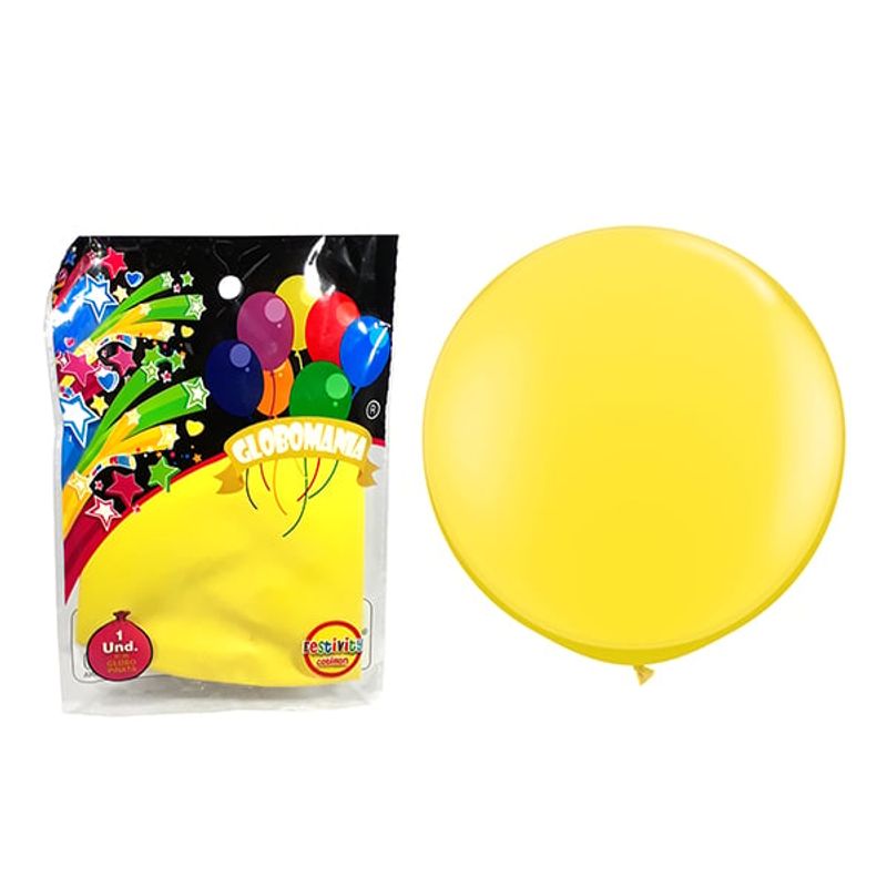 GENERICO - GLOBO PI?ATA R36 AMARILLO X 1 UNI