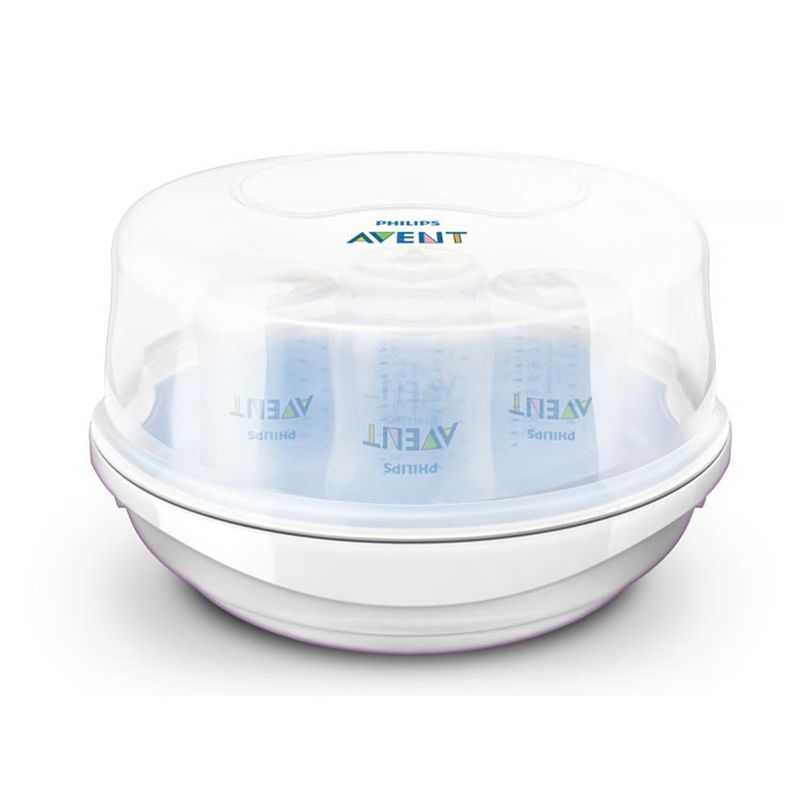 AVENT - Esterilizador de mamaderas Avent a vapor para microondas