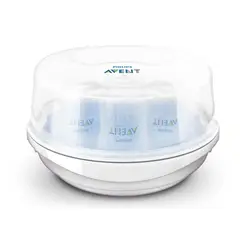 AVENT - Esterilizador de mamaderas a vapor para microondas