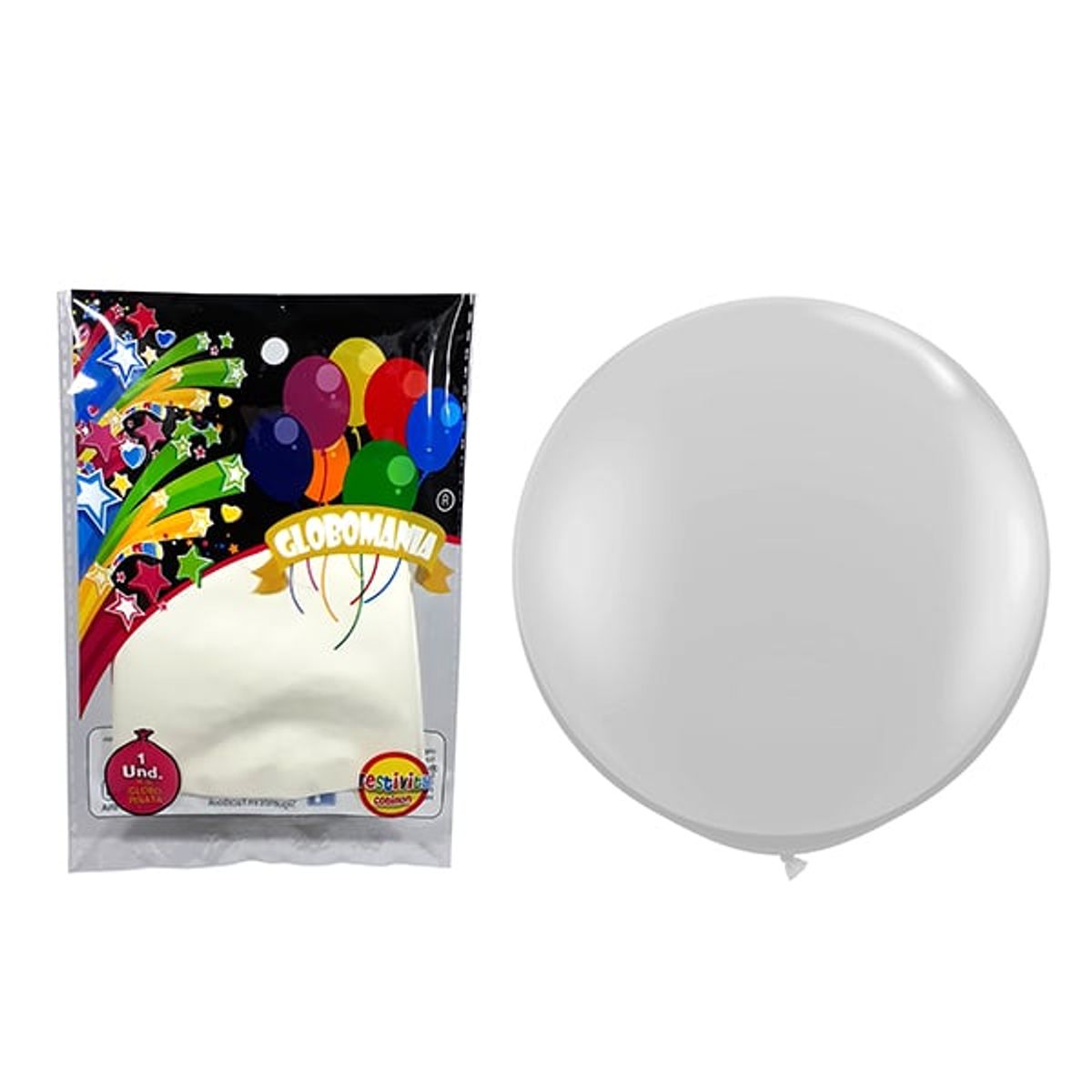 GENERICO - GLOBO PI?ATA R36 BLANCO X 1 UNI