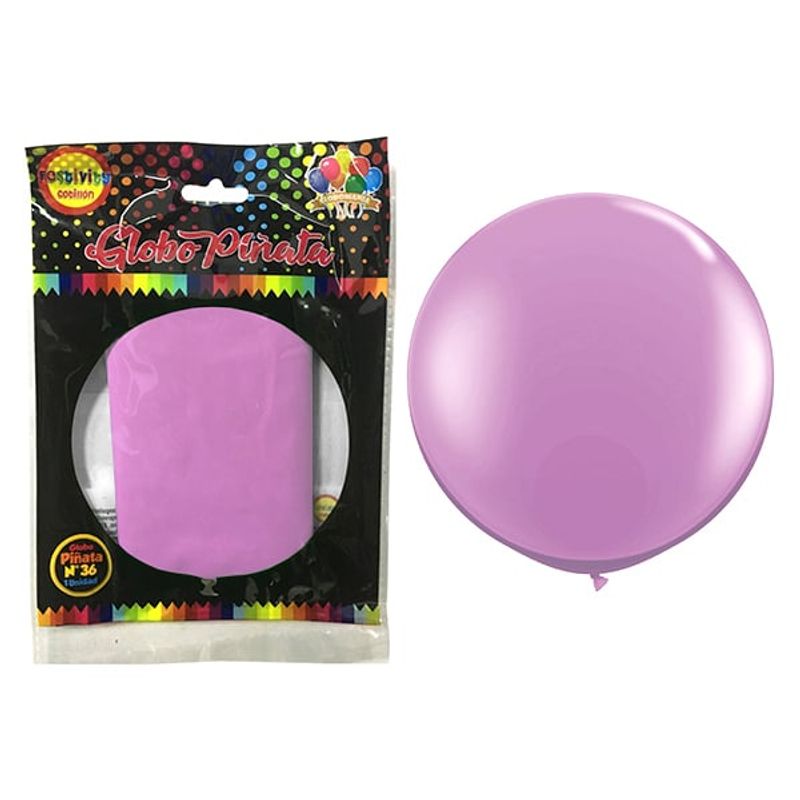 GENERICO - GLOBO PIATA R36 PASTEL FUCSIA X1 UNI