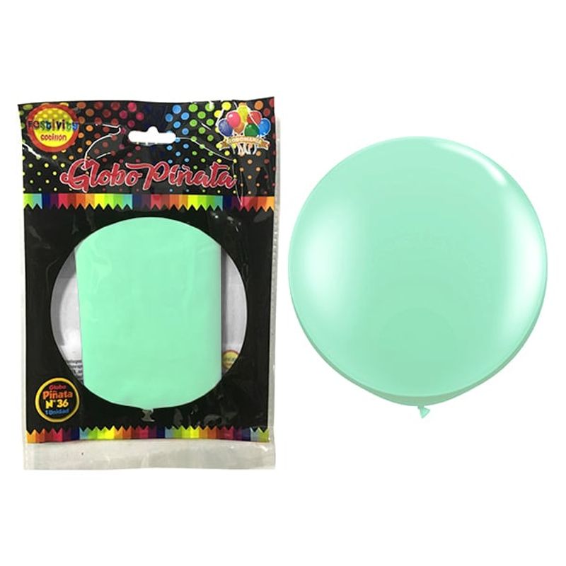 GENERICO - GLOBO PI?ATA R36 PASTEL VERDE X1 UNI