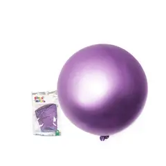 GENERICO - GLOBO PINATA R36 CHROME MORADO X1 UNI