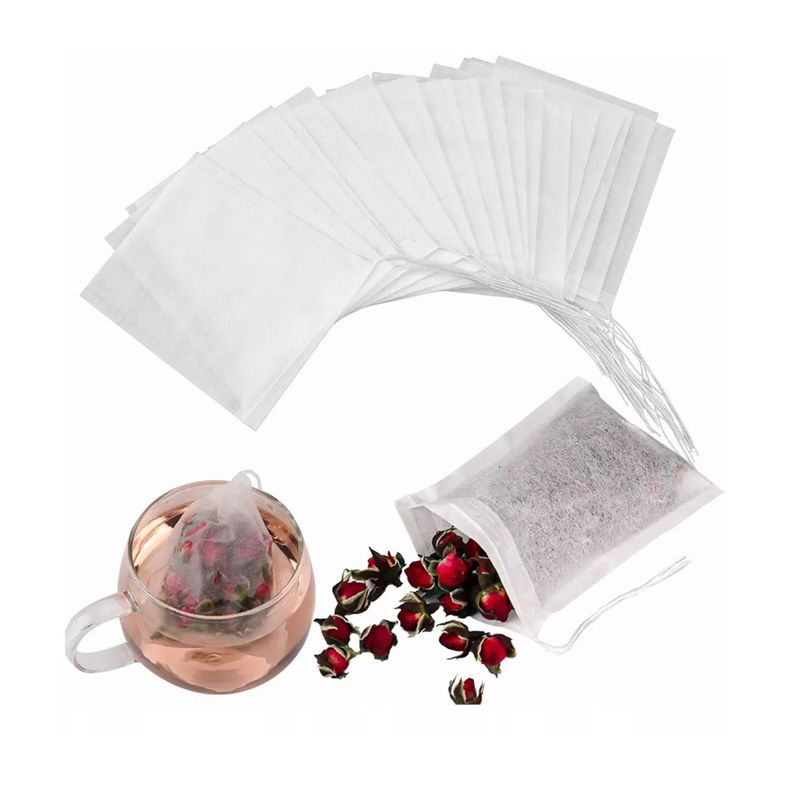 GENERICO - Bolsitas Bolsas Té Filtro 1000 Vacías Infusión Hierba Cordón