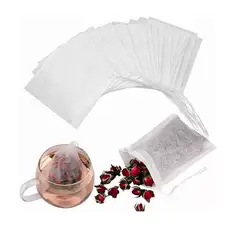 GENERICO - Bolsitas Bolsas Té Filtro 1000 Vacías Infusión Hierba Cordón