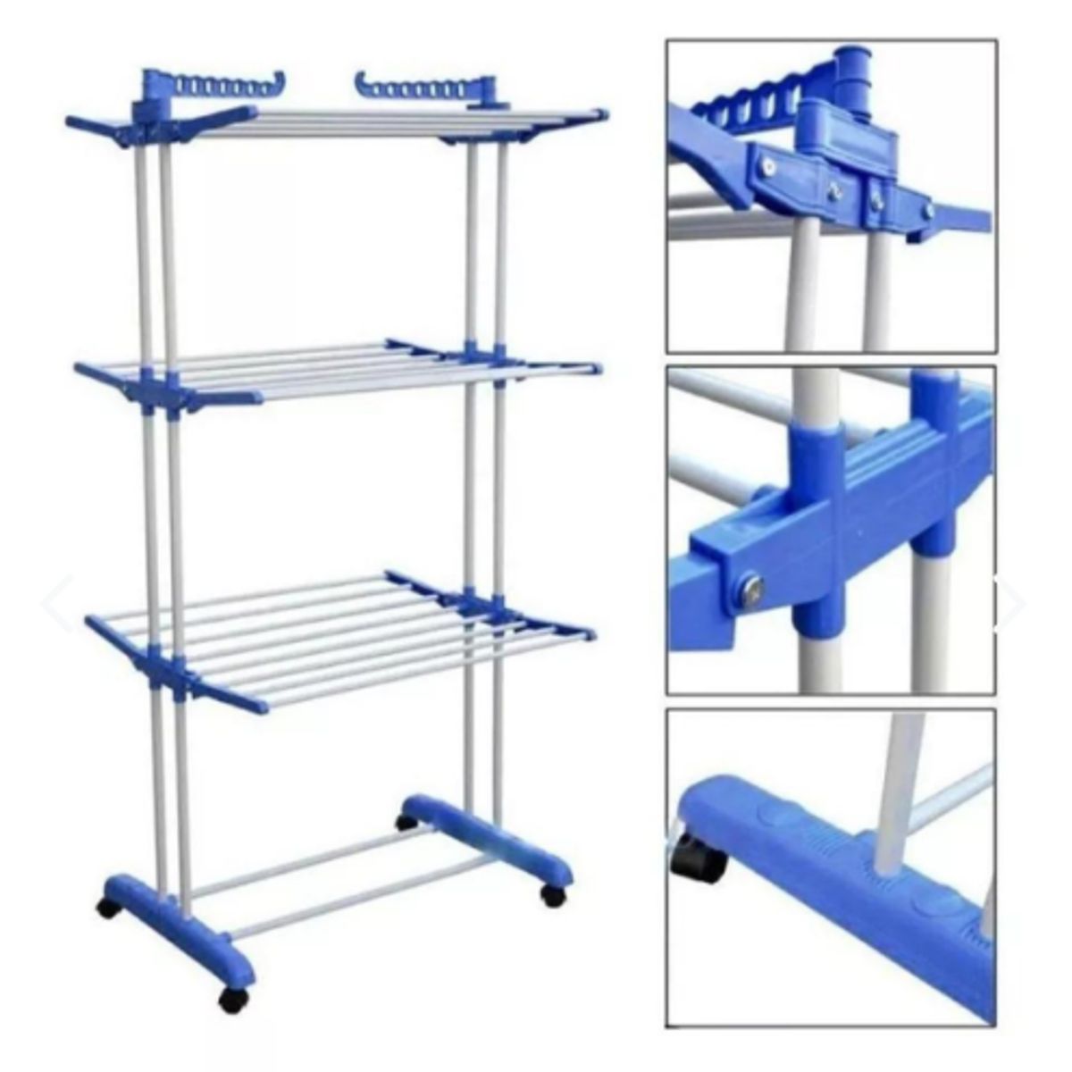 GENERICO - Tendedero Vertical Portatil 3 Pisos