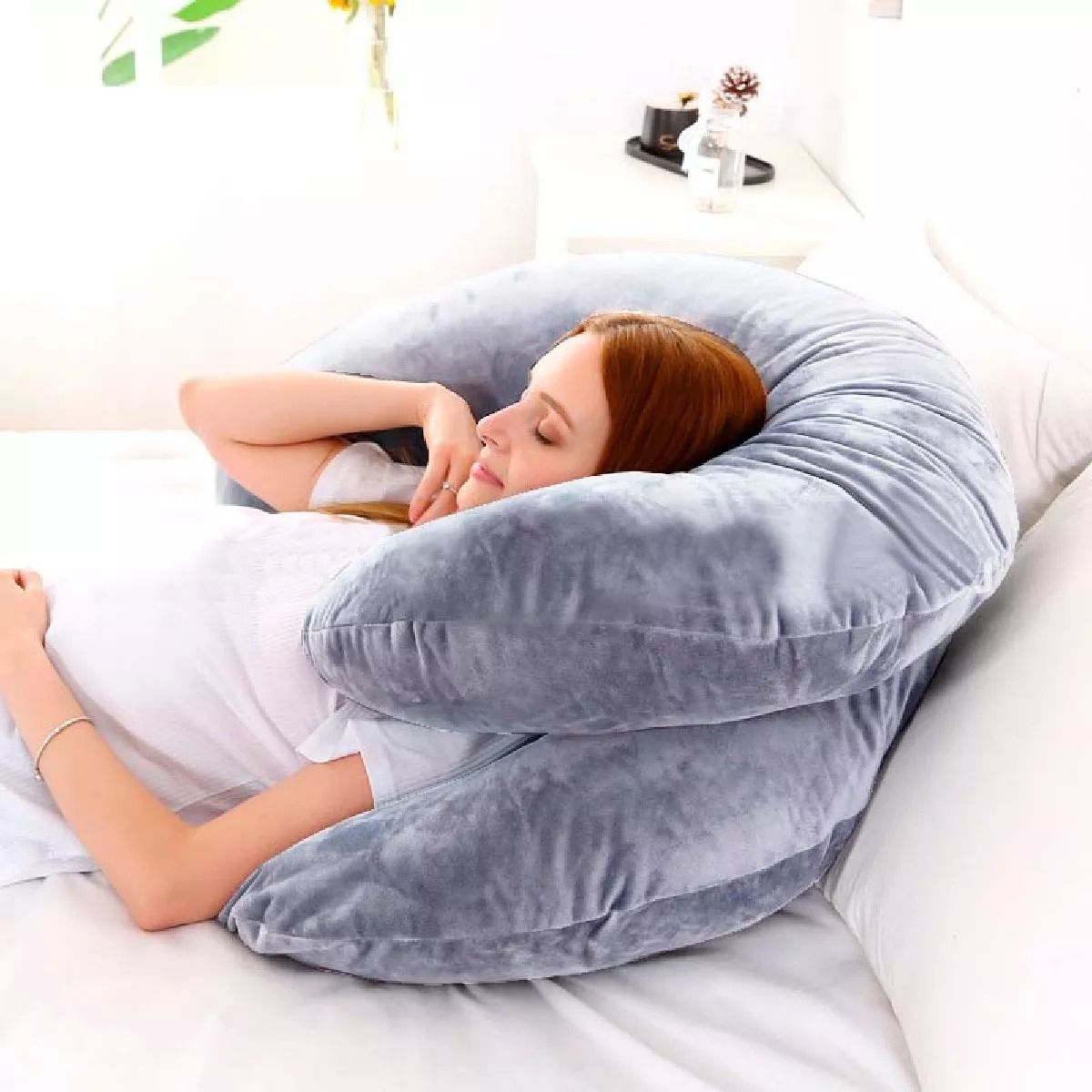 GENERICO - Cojin Almohada Maternal Con Funda Extra Suave