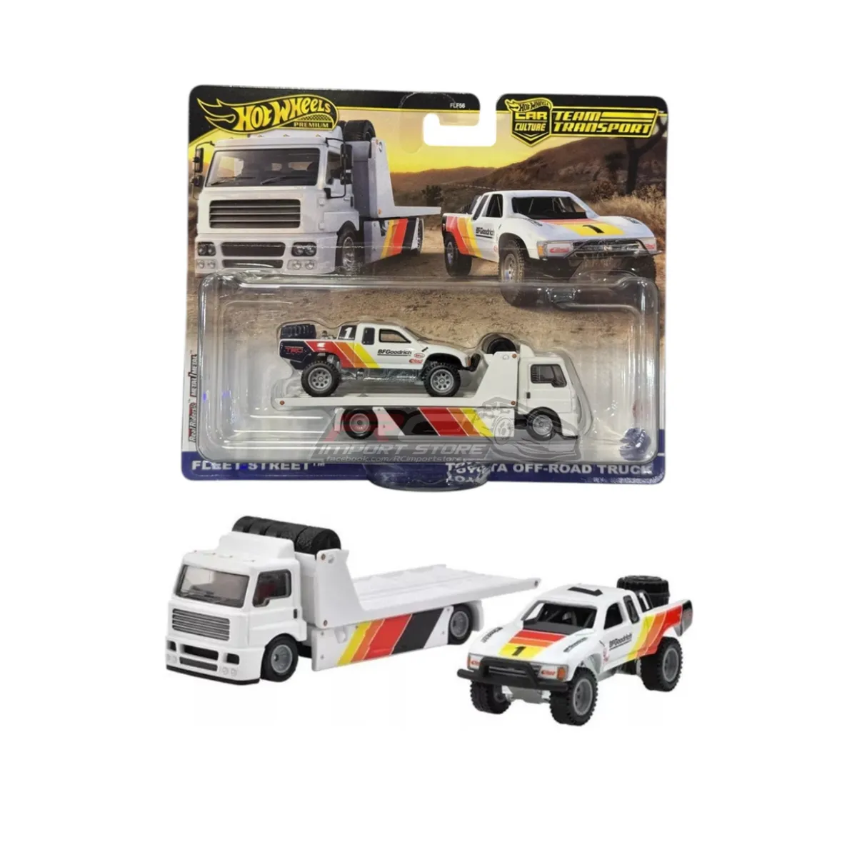 GENERICO - Toyota Off Road Team Transport Hot Wheels 164