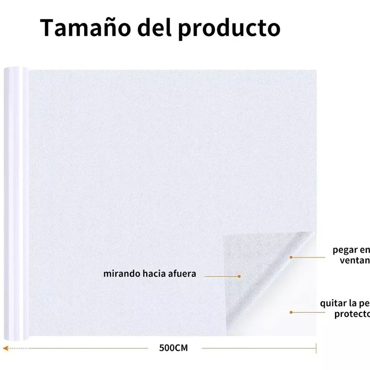KUANGYE - Rollo Film Para Vidrios Empavonado Esmerilado Usa Ventana