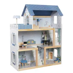 WOODTOYS - Casa de Muñecas con Accesorios Copenhague
