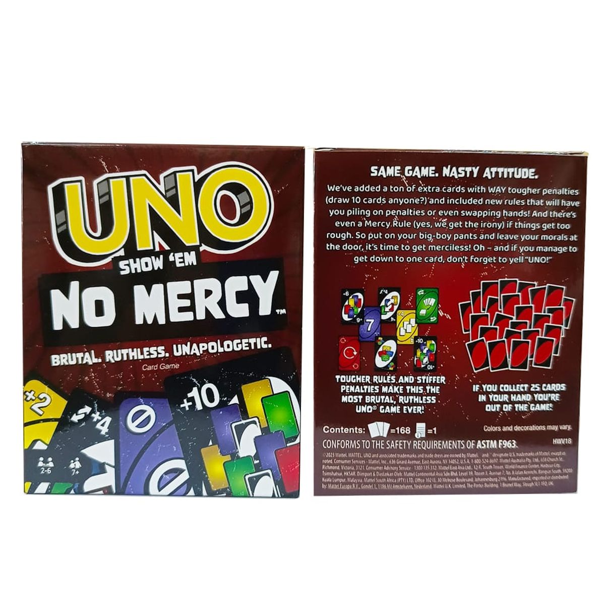 GENERICO - Juego de cartas UNO NO MERCY