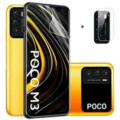 EON - Protector Hidrogel Para Xiaomi Poco M3 + Lente Cámara
