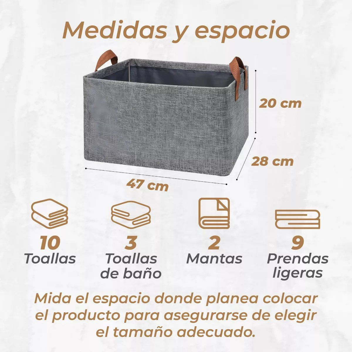 KUANGYE - 3 Bolsas Organizador De Ropa Plegable Almacenamiento