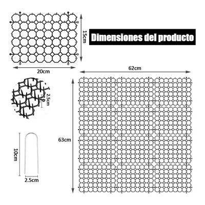 Imagen 2 del producto 12 Alfombrillas Repelentes Mascotas Anti-cat Pot Con Clavos
