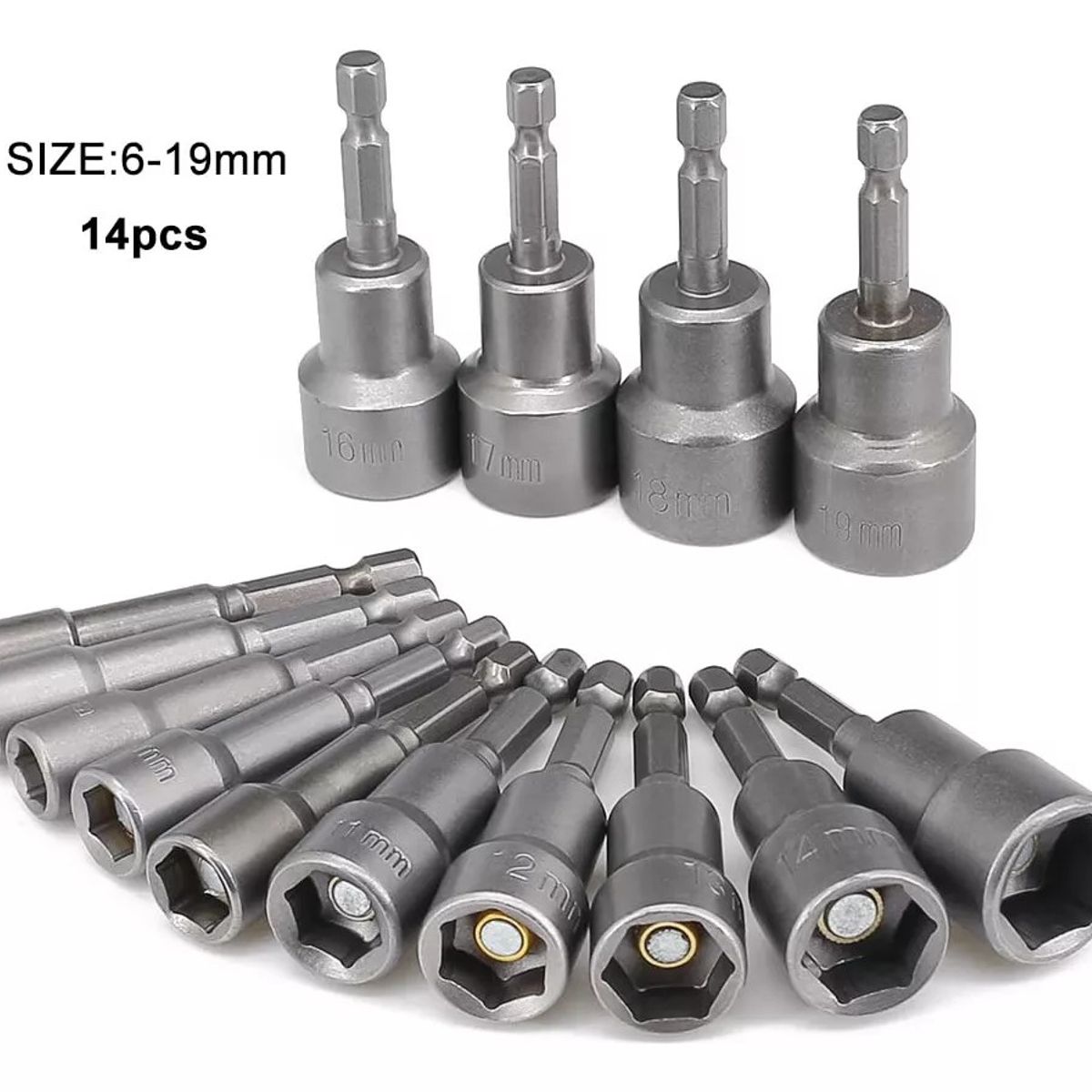 KUANGYE - Set De Puntas Magneticas Hexagonales Dados