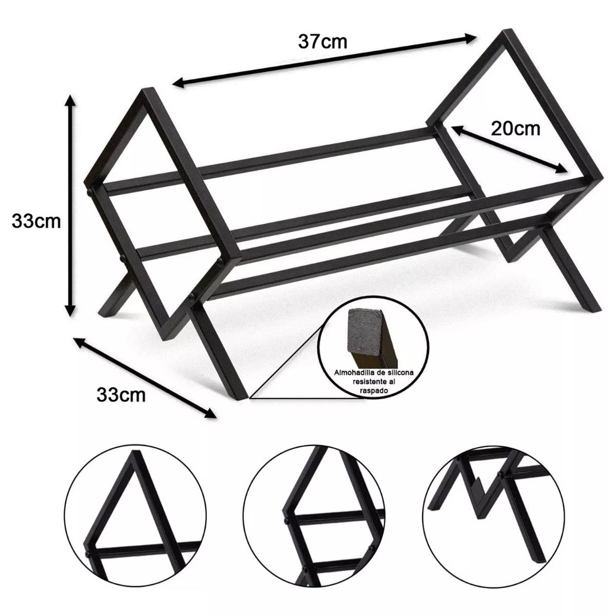 KUANGYE - Soporte Estantería De Almacenamiento De Discos De Vinilo