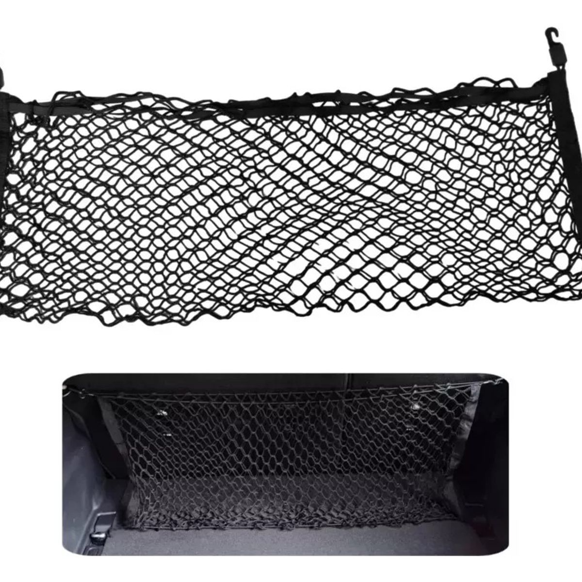 GENERICO - Malla Organizadora De Maletero 100x40cm Red Maletero Auto