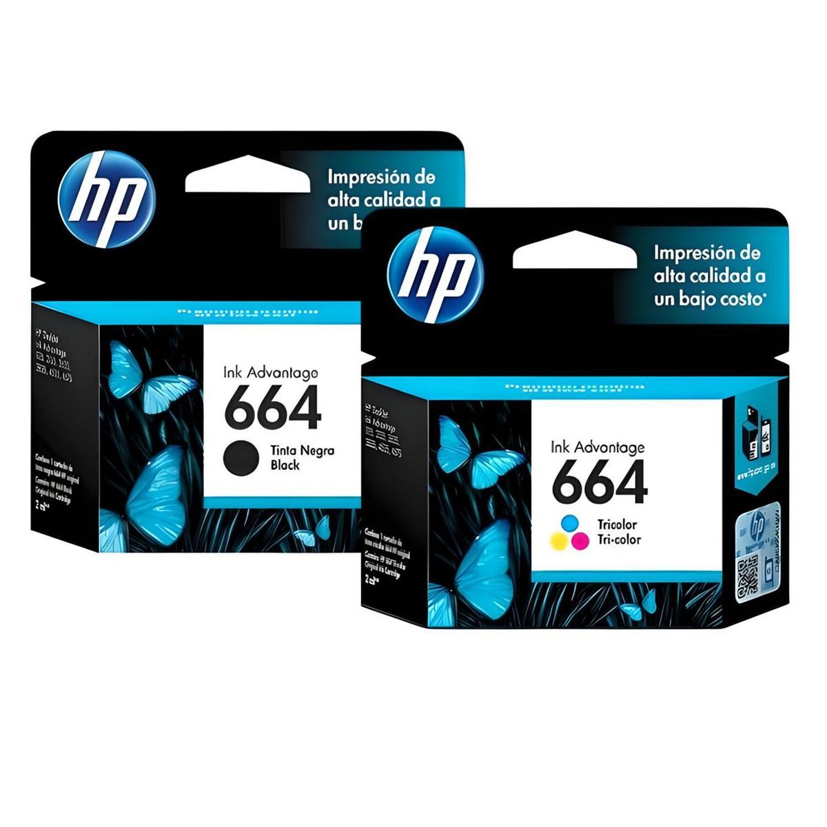 HP - Cartuchos de Tinta hp 664 Original Negro/Tricolor Pack
