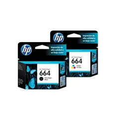 HP - Pack Cartuchos 664 Original Negro / Tricolor 1115/2135