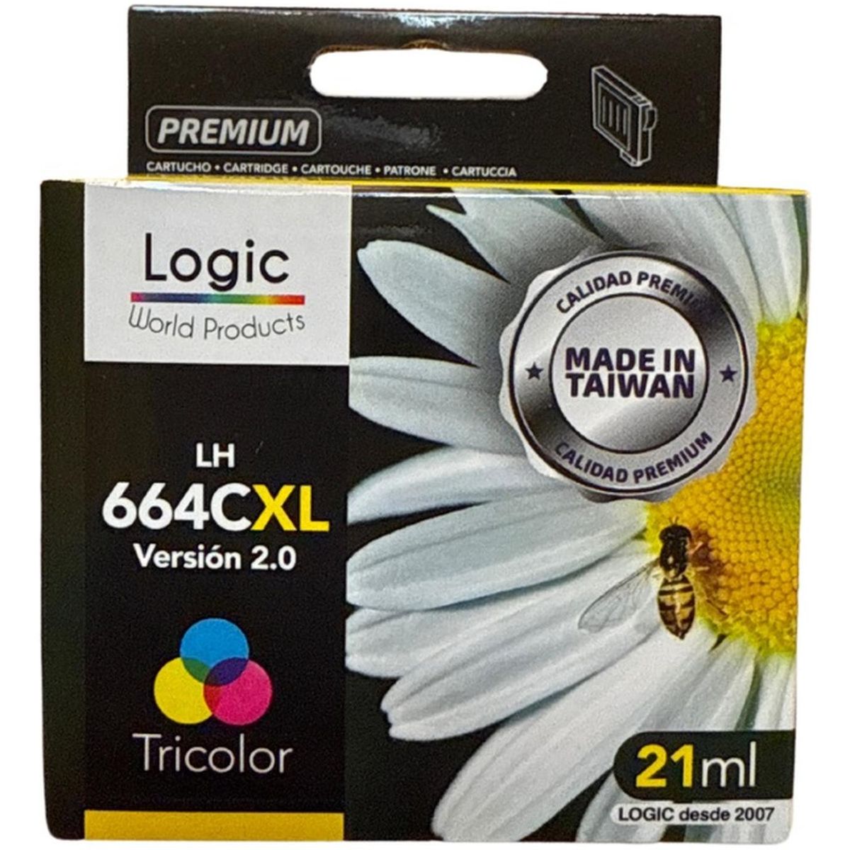 GENERICO - Cartucho de Tinta Compatible para 664XL Tricolor