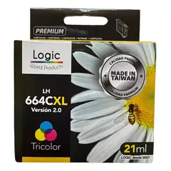 GENERICO - Cartucho de Tinta Compatible para 664XL Tricolor