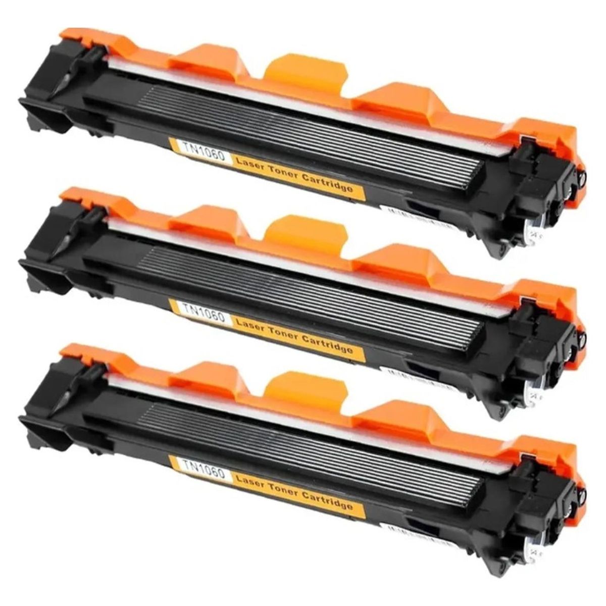 GENERICO - Pack 3 Toner Compatible Para Tn-1060 Hl-1202/hl-1212/dcp1602 Negro