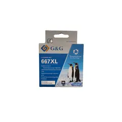 GENERICO - Tinta Compatible para 667XL Negro 1275/2374/2375/2376/2775