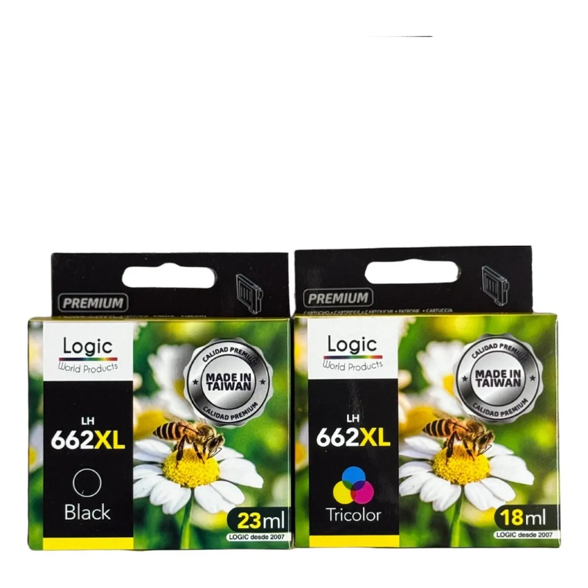 GENERICO - Cartuchos De Tinta Compatible Para 662xl Negro/tricolor