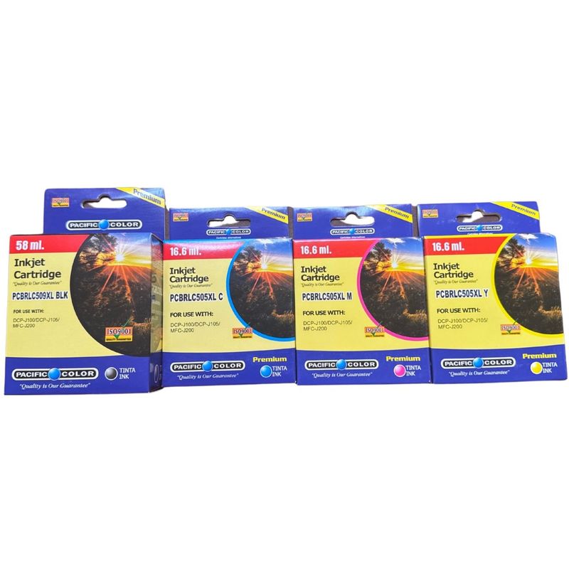GENERICO - Pack Tintas Compatible Para LC509XL/505XL J100 J105 J200