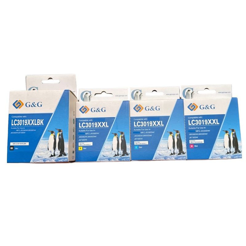 GENERICO - Pack Tintas Compatible para Lc3019 Xxl J5330/j6530/j6730/