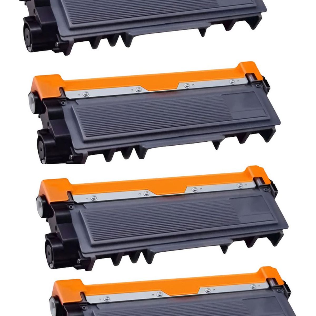 GENERICO - Pack 4 Toner Compatibles Para Tn-2370 Dcp-l2540dw Negro