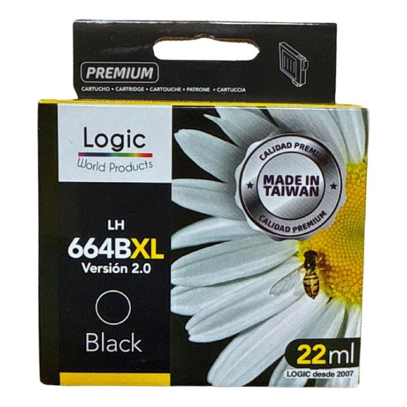 GENERICO - Cartucho De Tinta Compatible Para 664xl Negro 2135/3635/3775