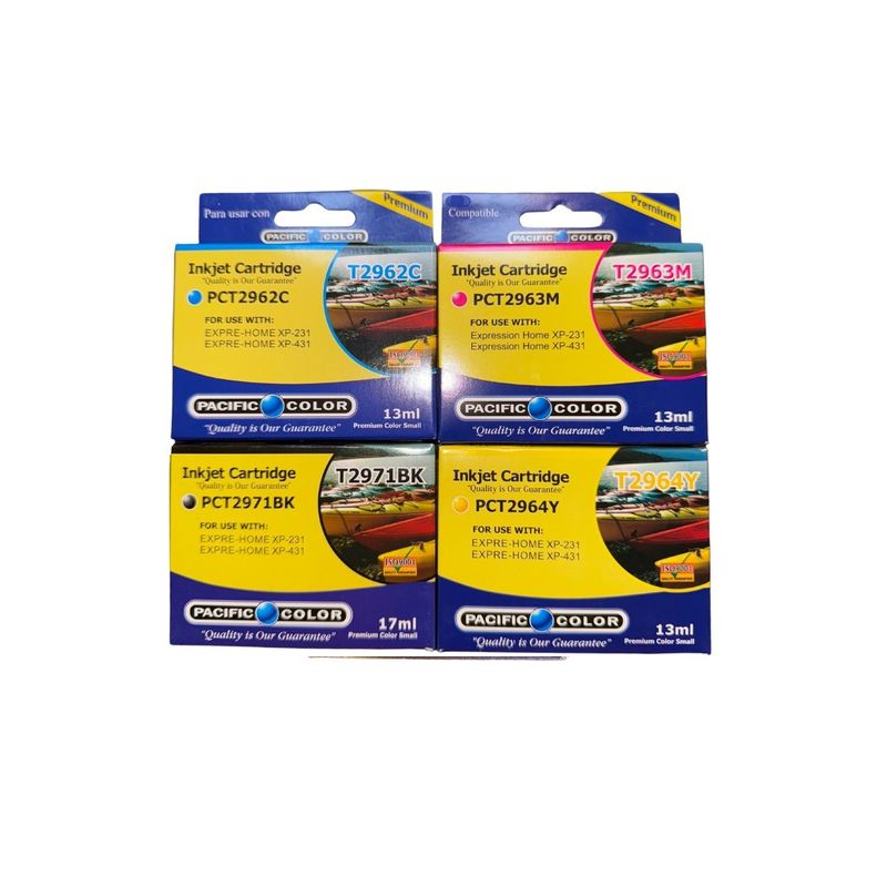 GENERICO - Pack Tintas Compatible  para T296/T297 231/241/431/441/450