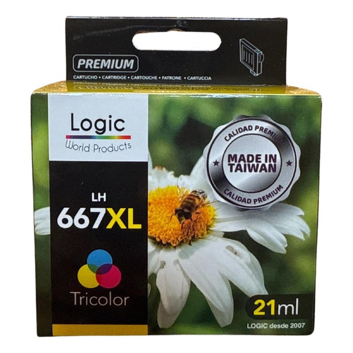 GENERICO - Cartucho de Tinta Compatible para 667XL Tricolor