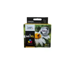 GENERICO - Tinta Compatible para 667XL Tricolor 2374/2375/2376/2775