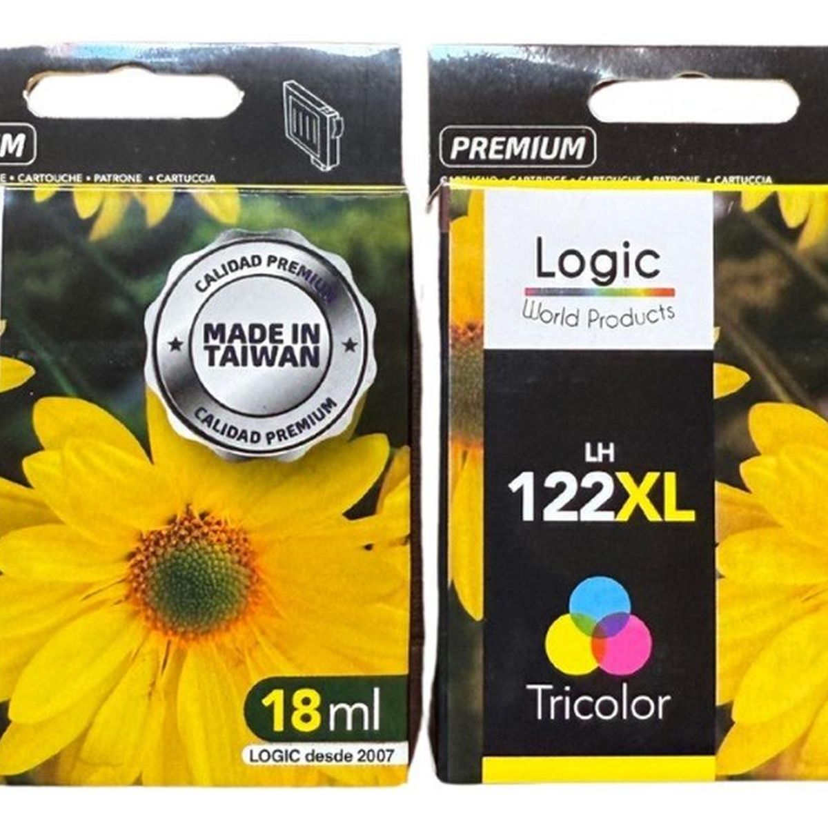 GENERICO - Cartuchos De Tinta Compatible Para 122xl Negro/tricolor Pack